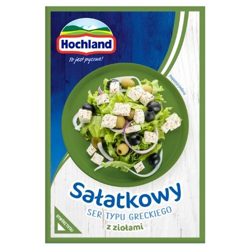 Graikinis sūryminis sūris salotoms HOCHLAND, su žolelėmis, riebumas 24 %, 150 g