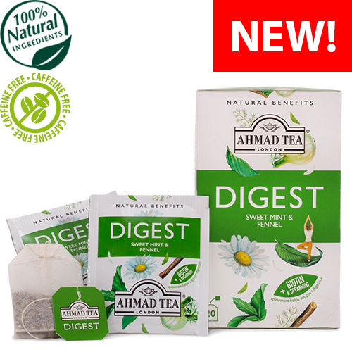 Ahmad Tea Natūrali arbata ''Digest'', vokeliuose, 20 vnt.