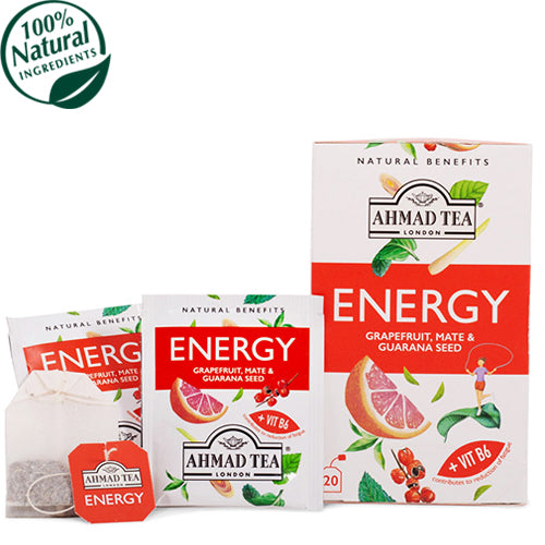 Ahmad Tea Natural tea ''Energy'', in bags, 20 pcs.
