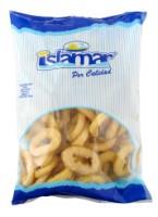 Frozen squid rings in batter, fried, 1 kg