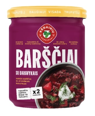 Sriuba Barščiai su baravykais, 0,5/480g