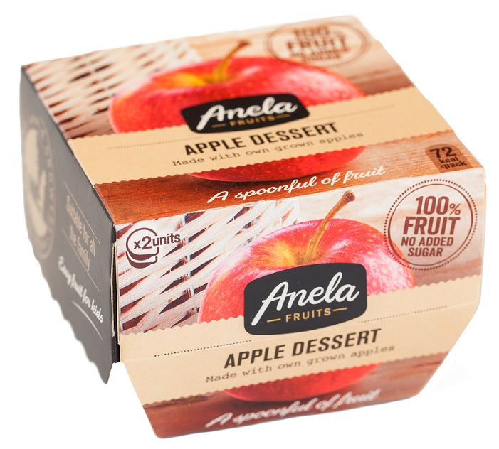 Natūrali tyrelė ANELA, obuolių, be pridėtinio cukraus, 200g