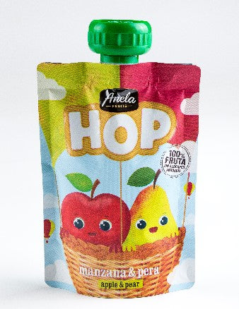 Natūrali tyrelė vaikams ANELA, obuolių ir kriaušių, be pridėtinio cukraus, 100g