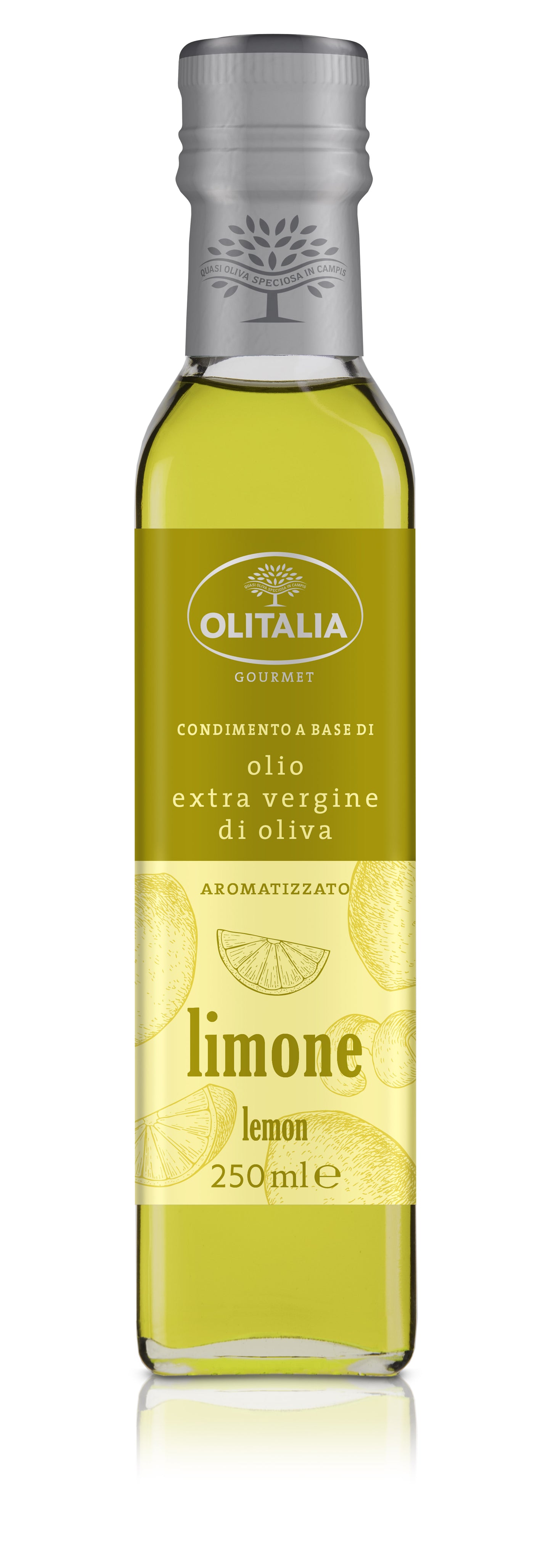 Alyvuogių aliejus OLITALIA, Extra Virgin, su citrina, 250 ml