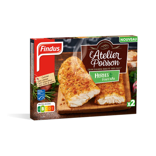 Šaldyti aliaskinių rudagalvių menkių filė kepsneliai su žolelėmis, 225 g