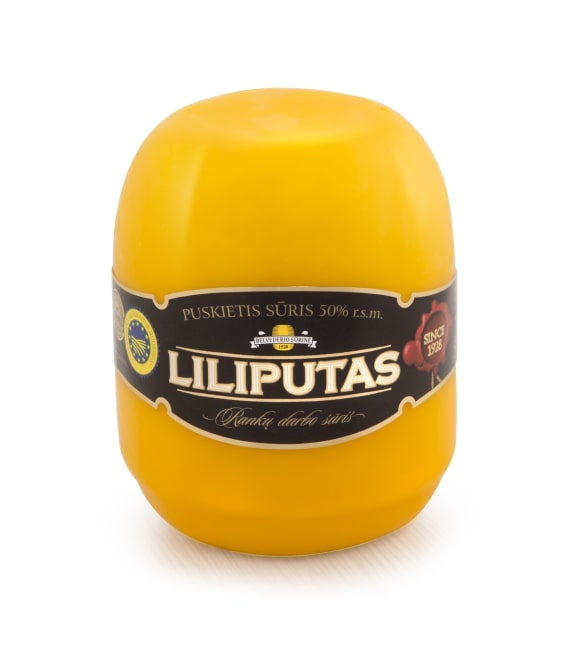Semi-hard cheese LILIPUTAS, 50%, 500 g