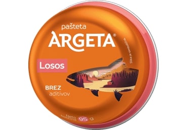 Lašišos paštetas, ARGETA, 95 g