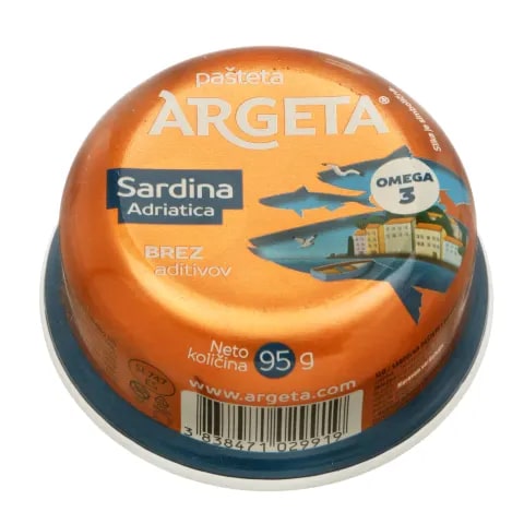 Sardinių paštetas, ARGETA,  95 g
