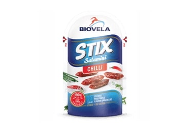 Vytintos mini dešrelės STIX chilli, BIOVELA, 80 g