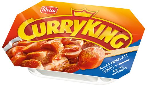 Quick-to-prepare pork snack MEICA CurryKing, with curry sauce, 220 g