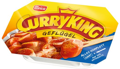 MEICA CurryKing instant poultry snack, with curry sauce, 220 g