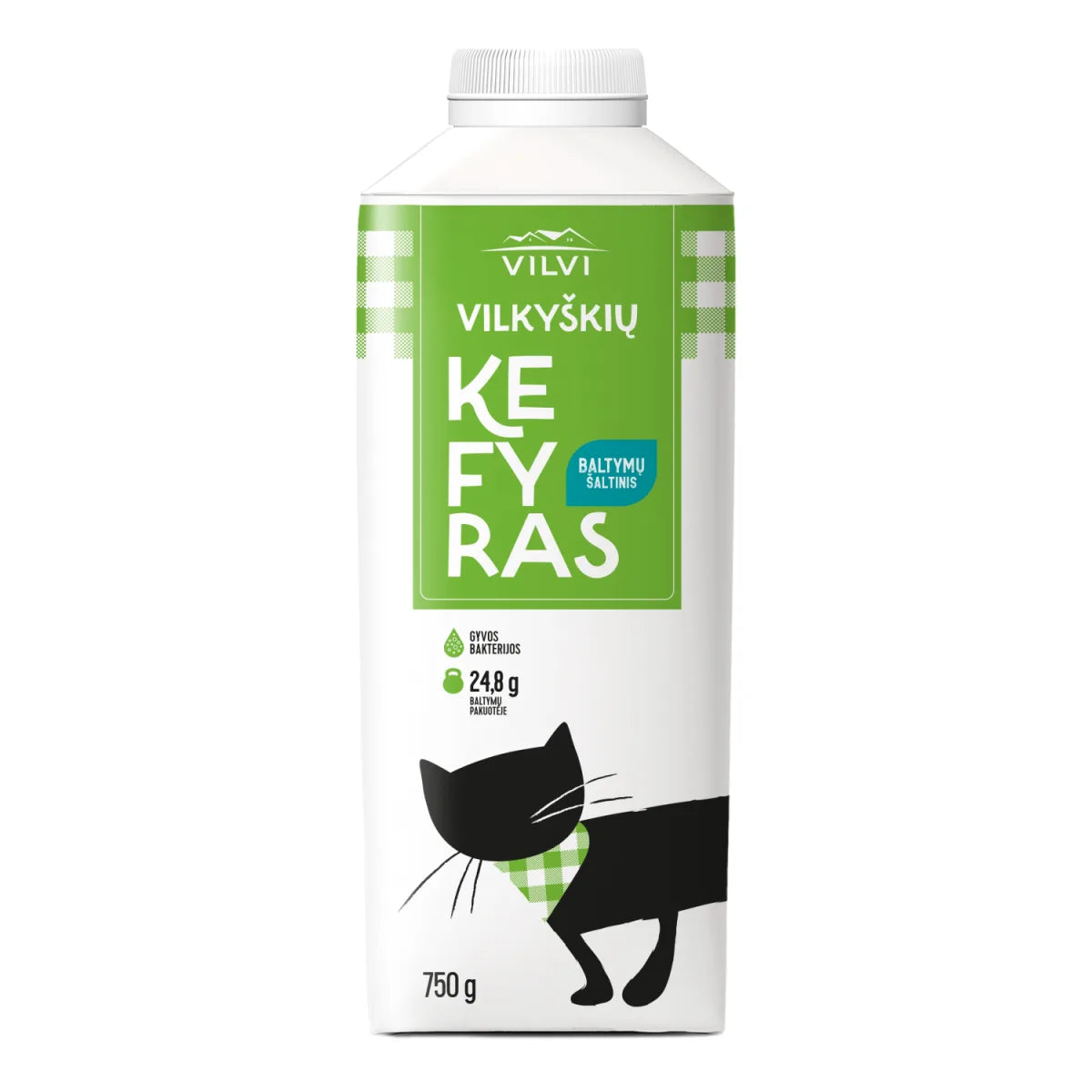 Kefyras VILKYŠKIŲ, 2,5% riebumo, 0,75 l, tetratop