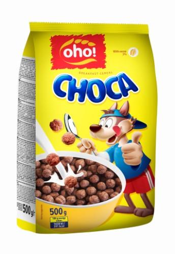 Sausi pusryčiai OHO Choca 500 g