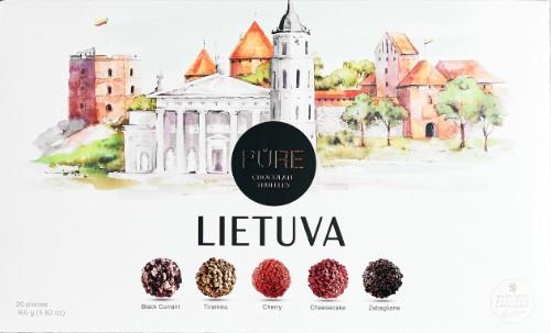 Chocolate truffle collection PURE 20 Lithuania, 160 g