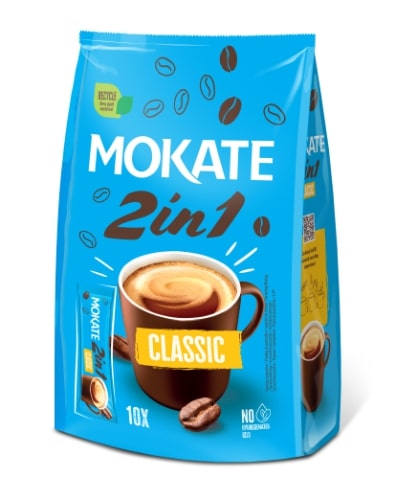 Kavos gėrimas MOKATE 2in1 Classic, maišelyje, 10 x 8g