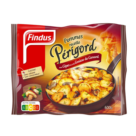 Šaldytos bulvytės, FINDUS, Pommes Perigord, su grybais, 600g