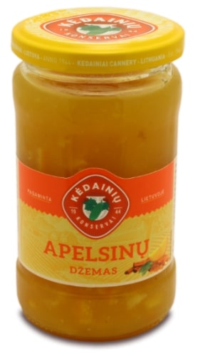 Džemas KĖDAINIŲ apelsinų, 330g