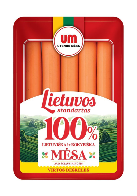 Virtos pieniškos dešrelės LIETUVOS STANDARTAS, a.r., 260 g.