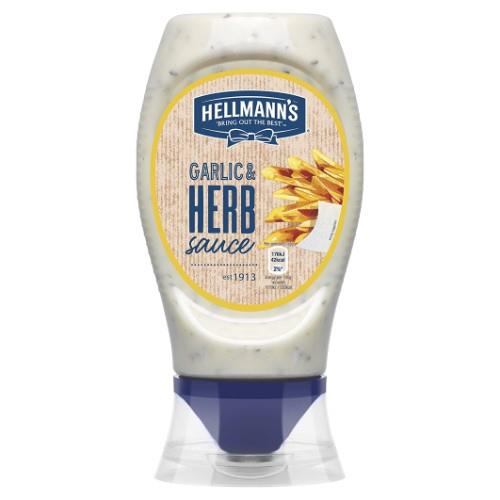 Sauce, HELLMANNS, Garlic&Herb, 250 ml