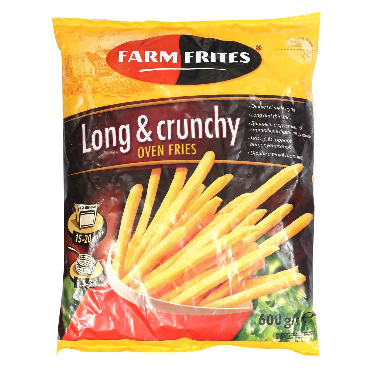 Šaldytos bulvės FARM FRITES Long & Crunchy 600 g