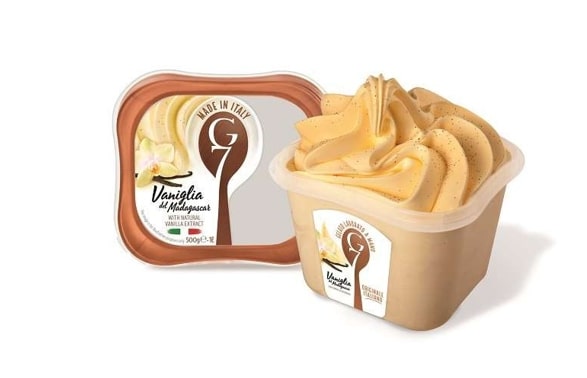 Itališki ledai G7 vanilės skonio, dėžutėjė, 1000 ml