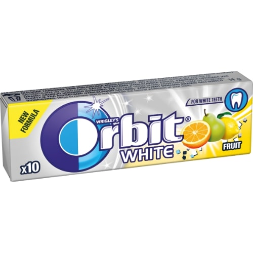 Kramtomoji guma ORBIT White Fruit, 14 g