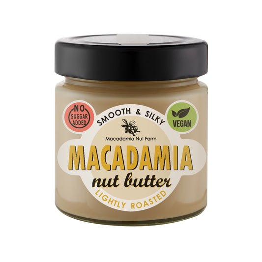 Makadamijų riešutų kremas MACADAMIA NUT FARM, glotnus, 180 g