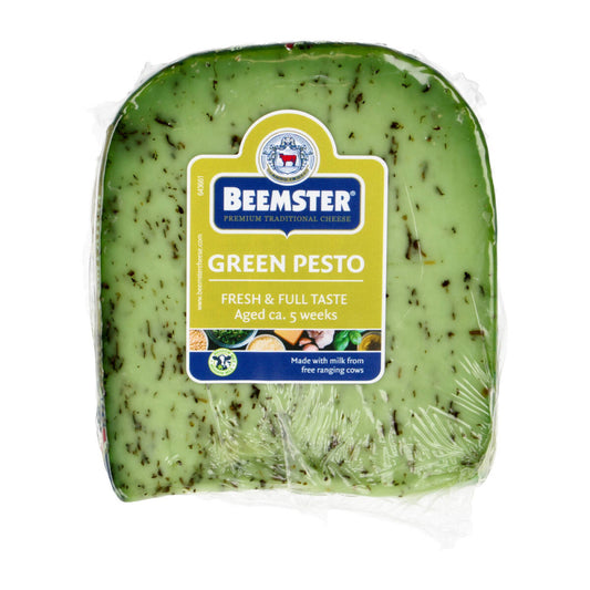 Puskietis sūris BEEMSTER, GREEN PESTO, brandintas 5 savaites, 250 g