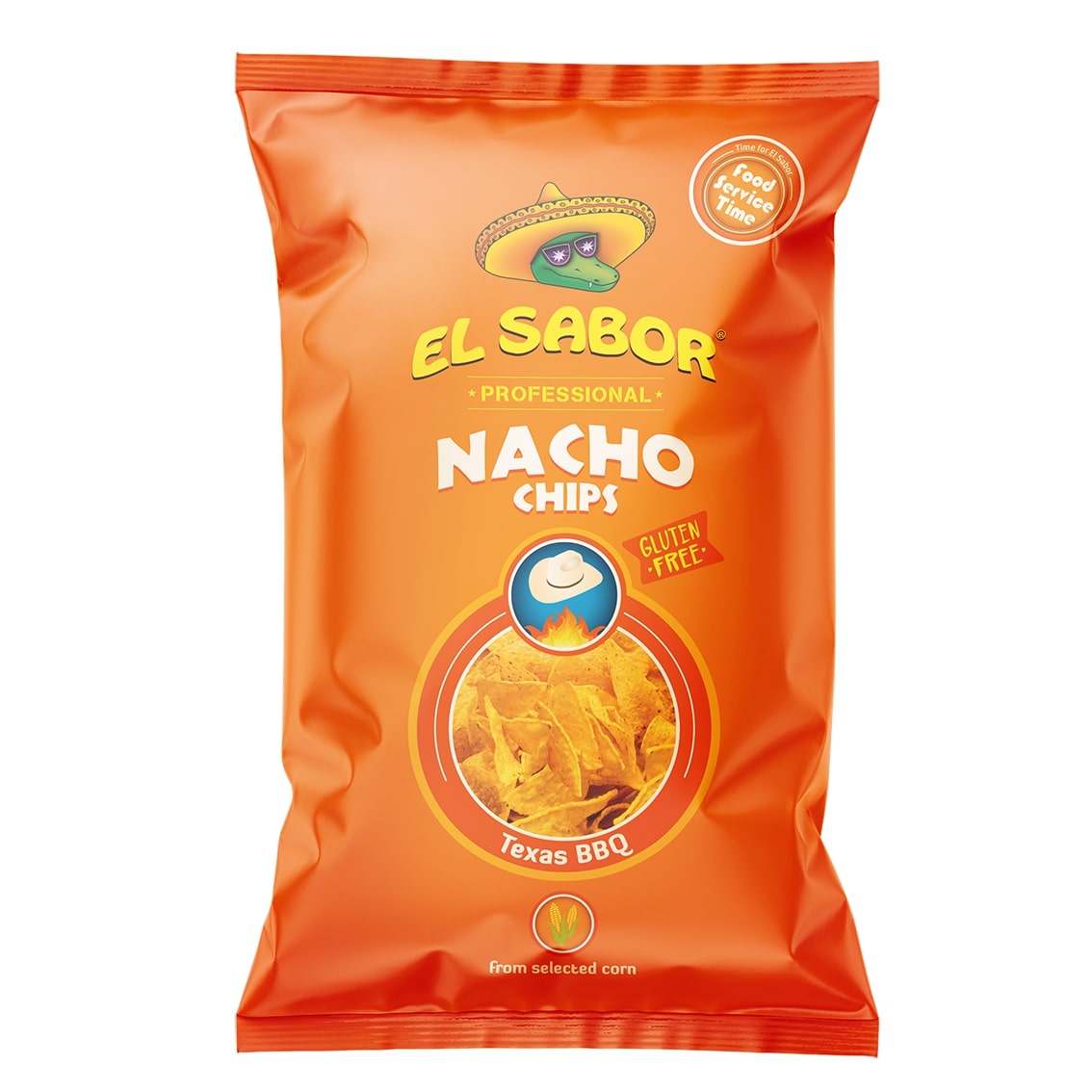 Kukurūzų traškučiai EL SABOR, BBQ skonio, 425 g