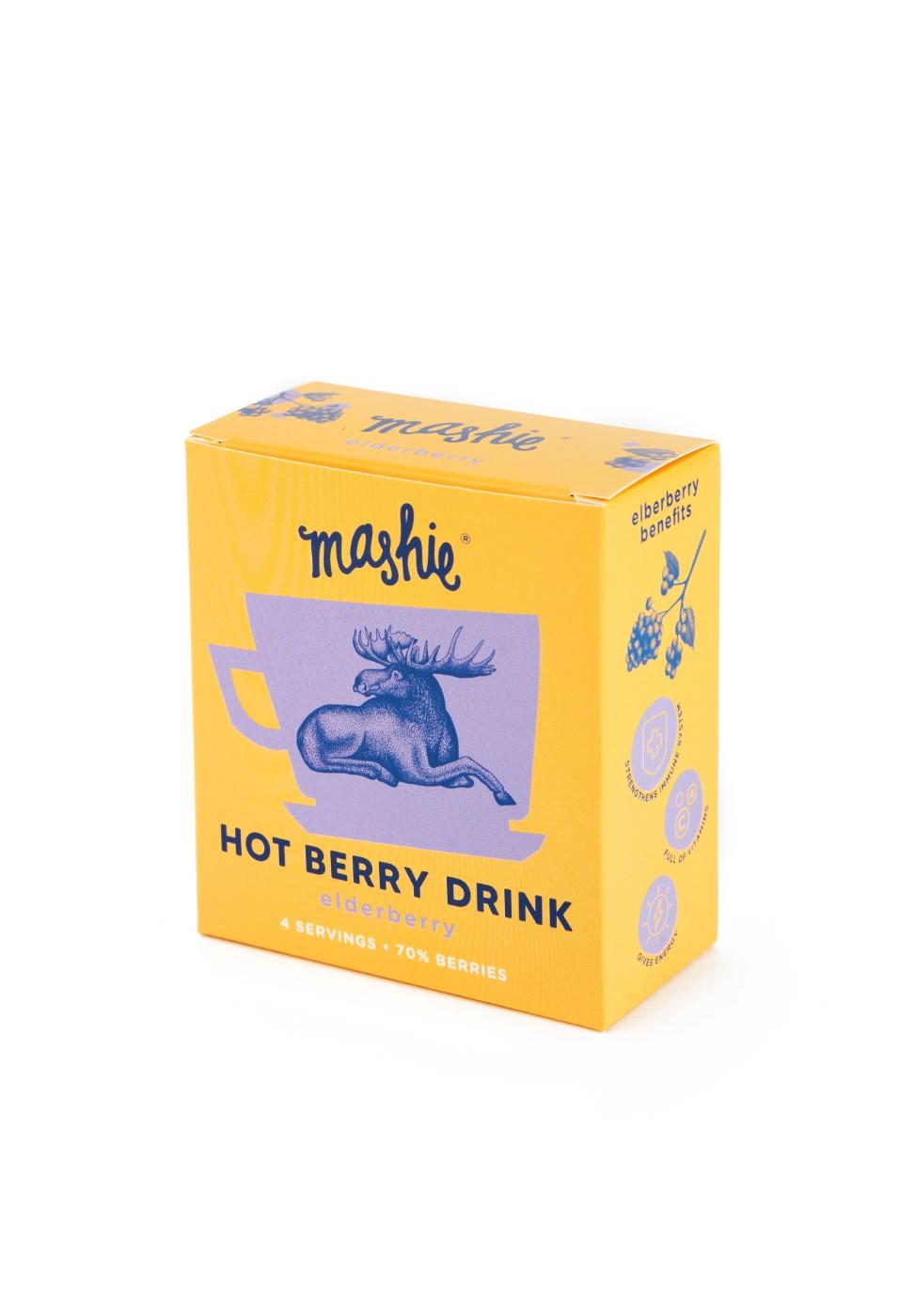 Uogų tyrė MASHIE Original, šeivamedžio, 4vnt.