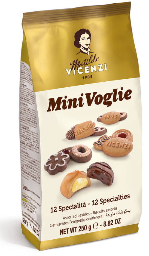 Biscuits VICENZI Mini Voglie, assorted, 250 g
