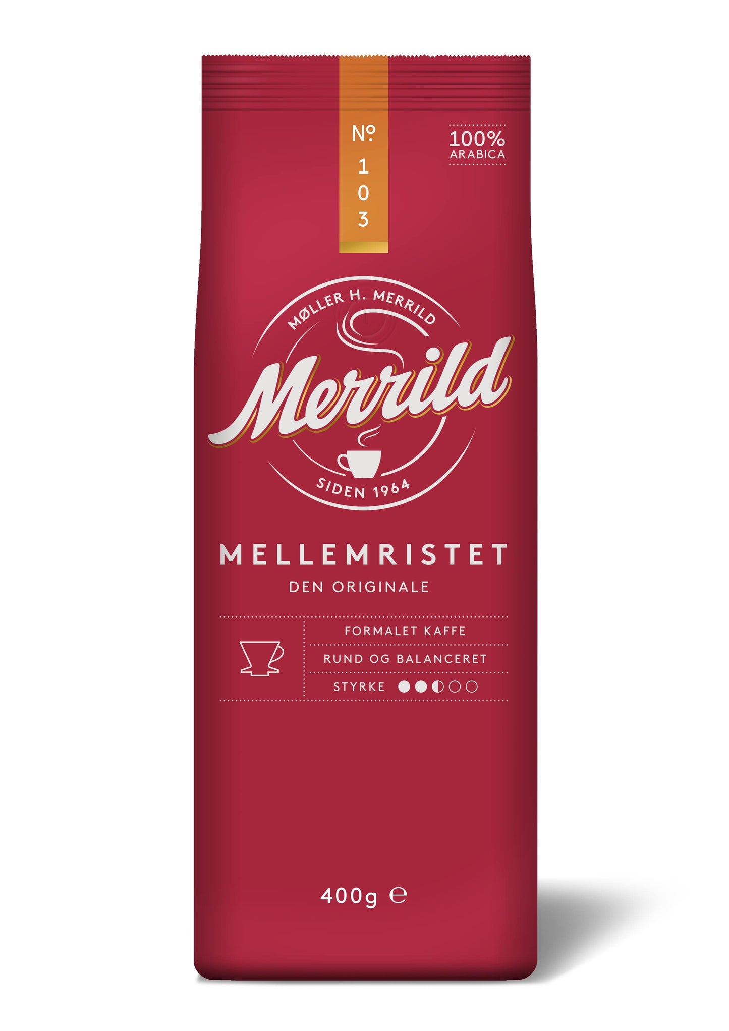 Ground coffee Merrild Red 103, 400 g