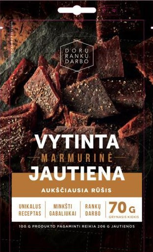 Vytinta marmurinė jautiena, a.r., 70 g