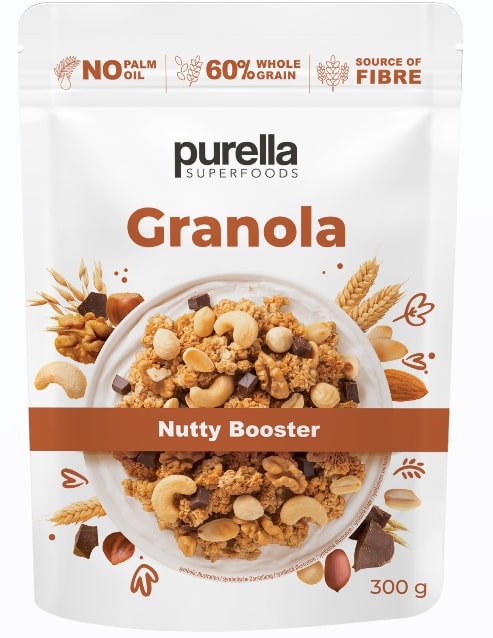 Granola PURELLA, su riešutais, 300 g