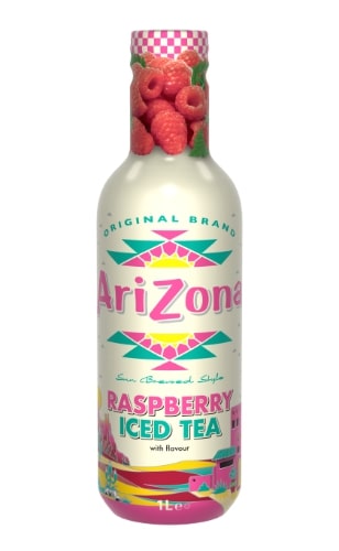 Juodosios arbatos gerimas ARIZONA, aviečių skonio, 1 l