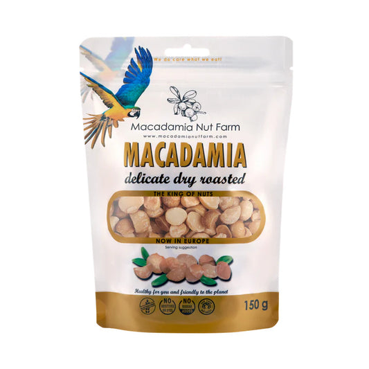 Makadamijų riešutai MACADAMIA NUT FARM, branduoliai, skurdinti, 150 g