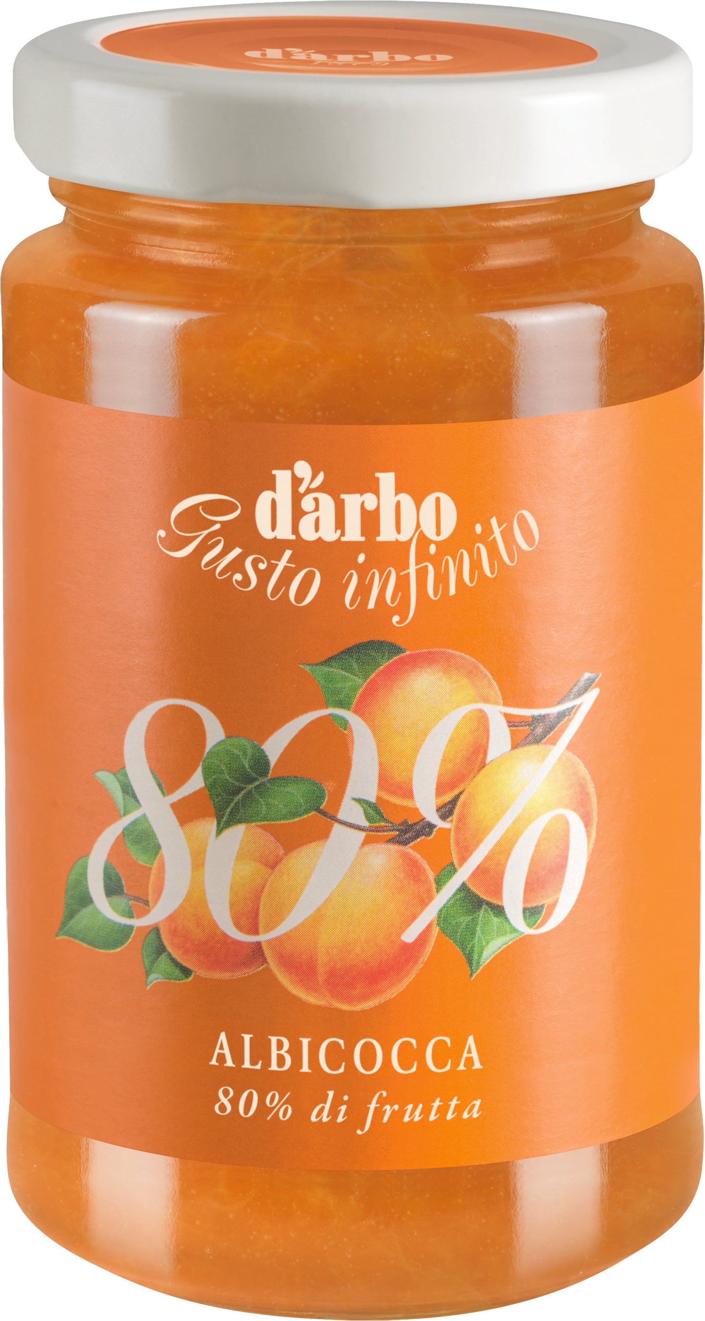 Abrikosų džemas D'ARBO, 80%, 250 g