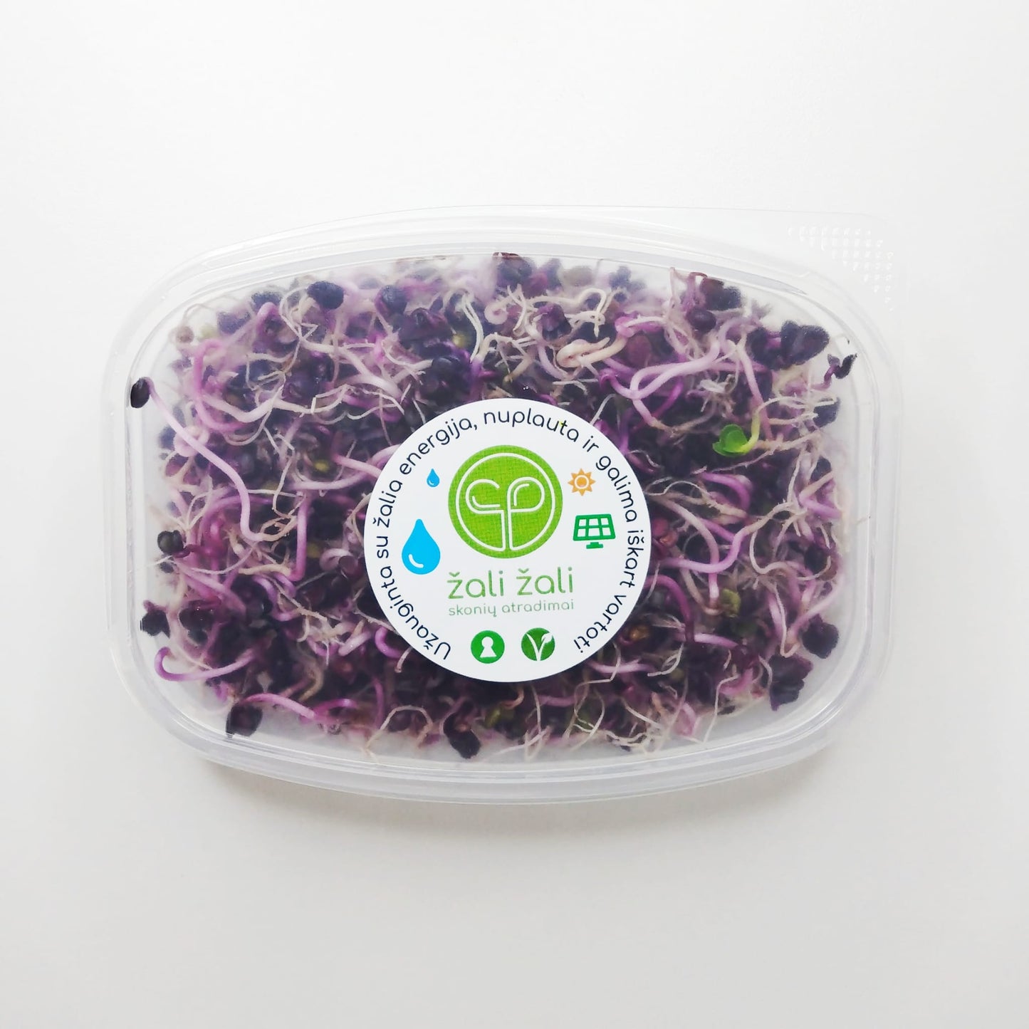 Ridikėlių daigai ŽALI ŽALI, violetiniai, 60 g