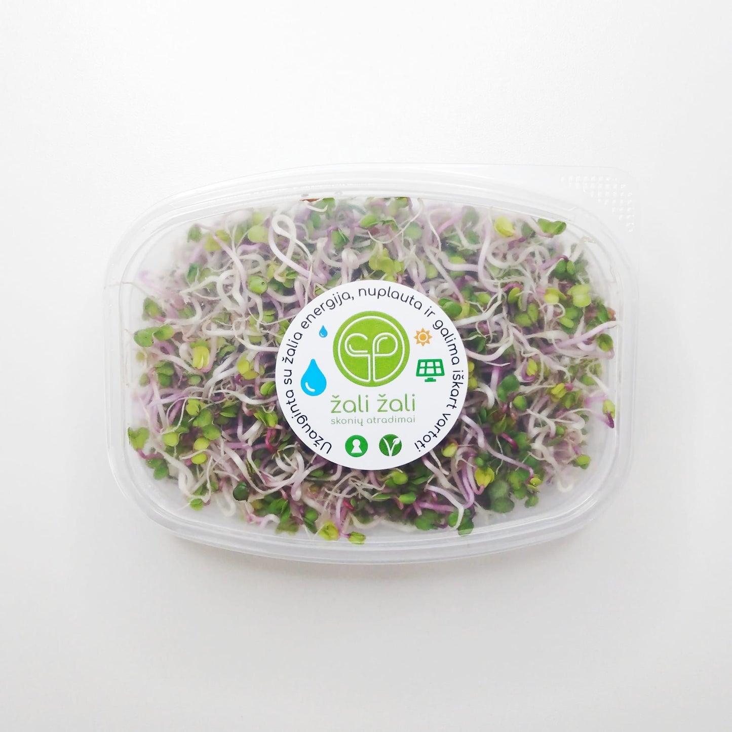 Ridikėlių daigai ŽALI ŽALI, rausvi, 60 g