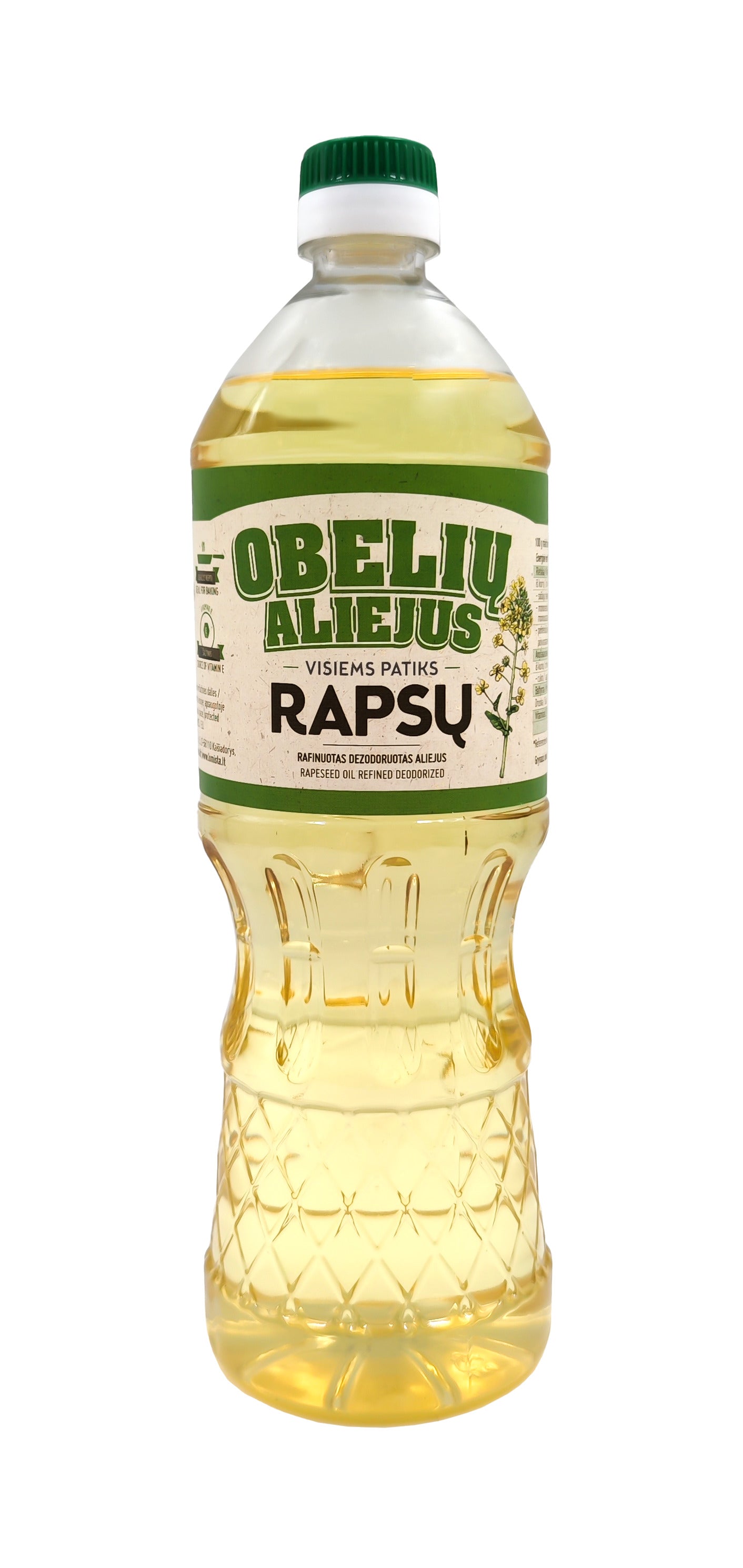 Rapsų aliejus OBELIŲ, 0,9l