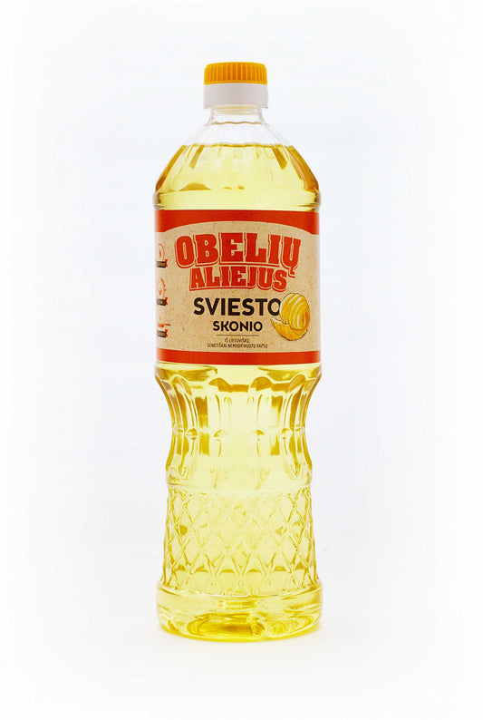 Aliejus OBELIŲ sviesto skonio, 0,9 l