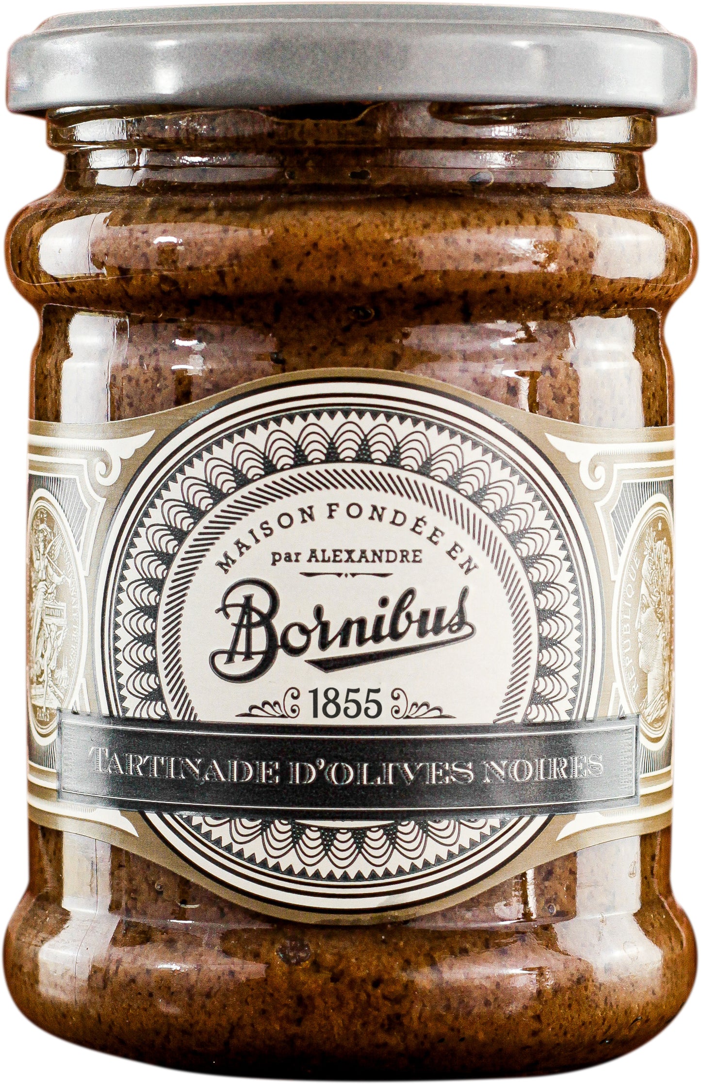 Juodųjų ir žaliųjų alyvuogių užtepėlė BORNIBUS, 250 g