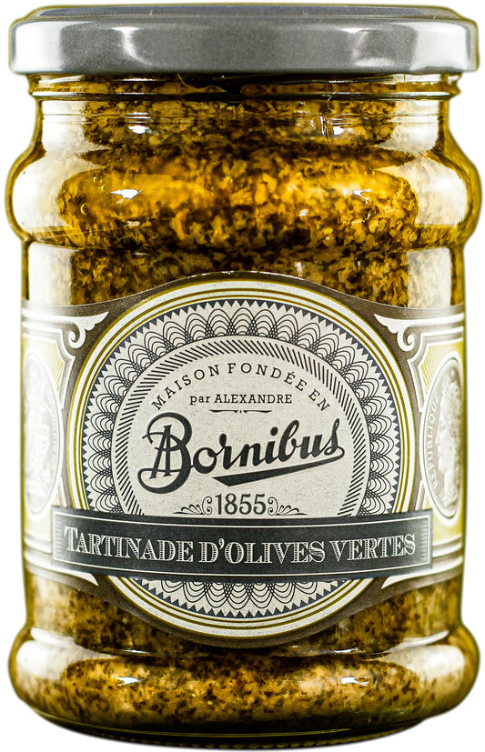 Žaliųjų alyvuogių užtepėlė BORNIBUS, 250 g