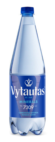 Natūralus mineralinis vanduo VYTAUTAS, gazuotas,1 l, PET D