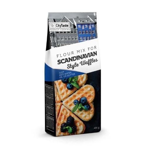 Miltinis mišinys CITY TASTE Skandinaviško stiliaus vafliams, 400g