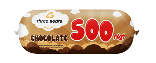 Valgomieji ledai THREE BEARS Chocolate, 500 g, 930 ml