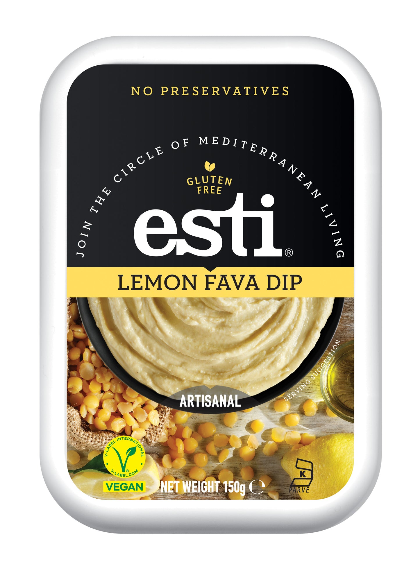 Spread ESTI, with fava beans and lemon, 150 g
