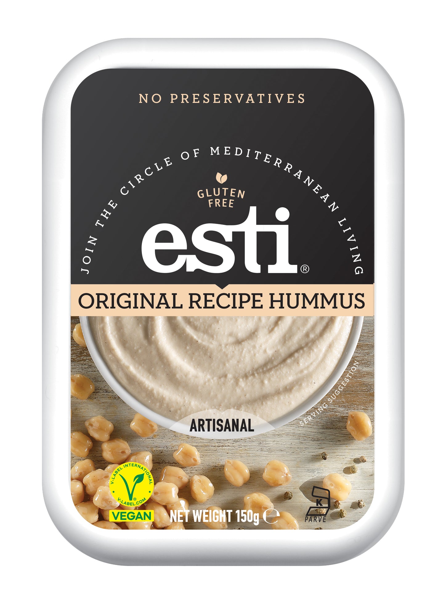 Hummus ESTI, Original recipe, 150 g