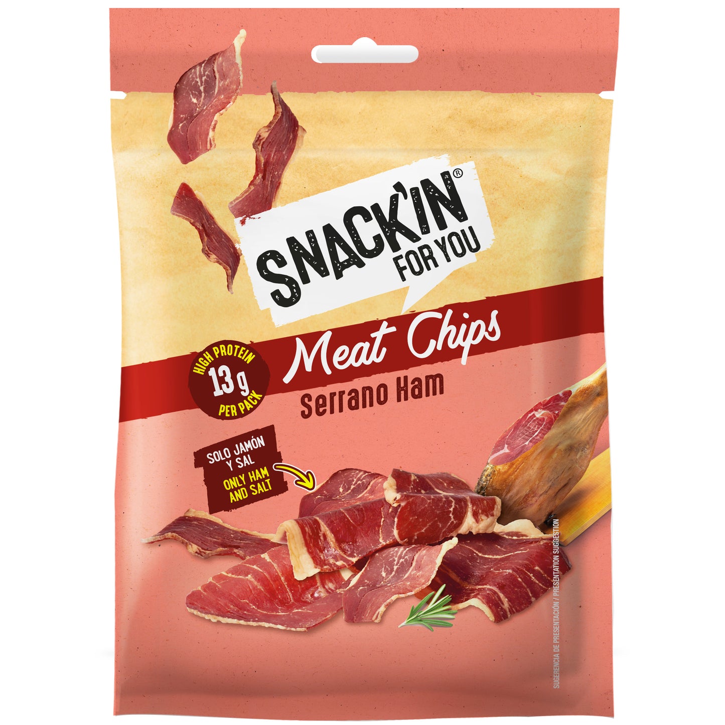 Vytintas Serano kumpis, SNACK'IN, 20 g