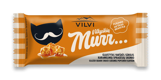 Glaistytas varškės sūrelis MURR, karamelinių spragėsių skonio, 29%,  40 g